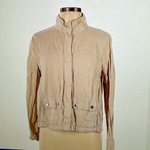Christian Siriano New York Utility Jacket Beige Size m
